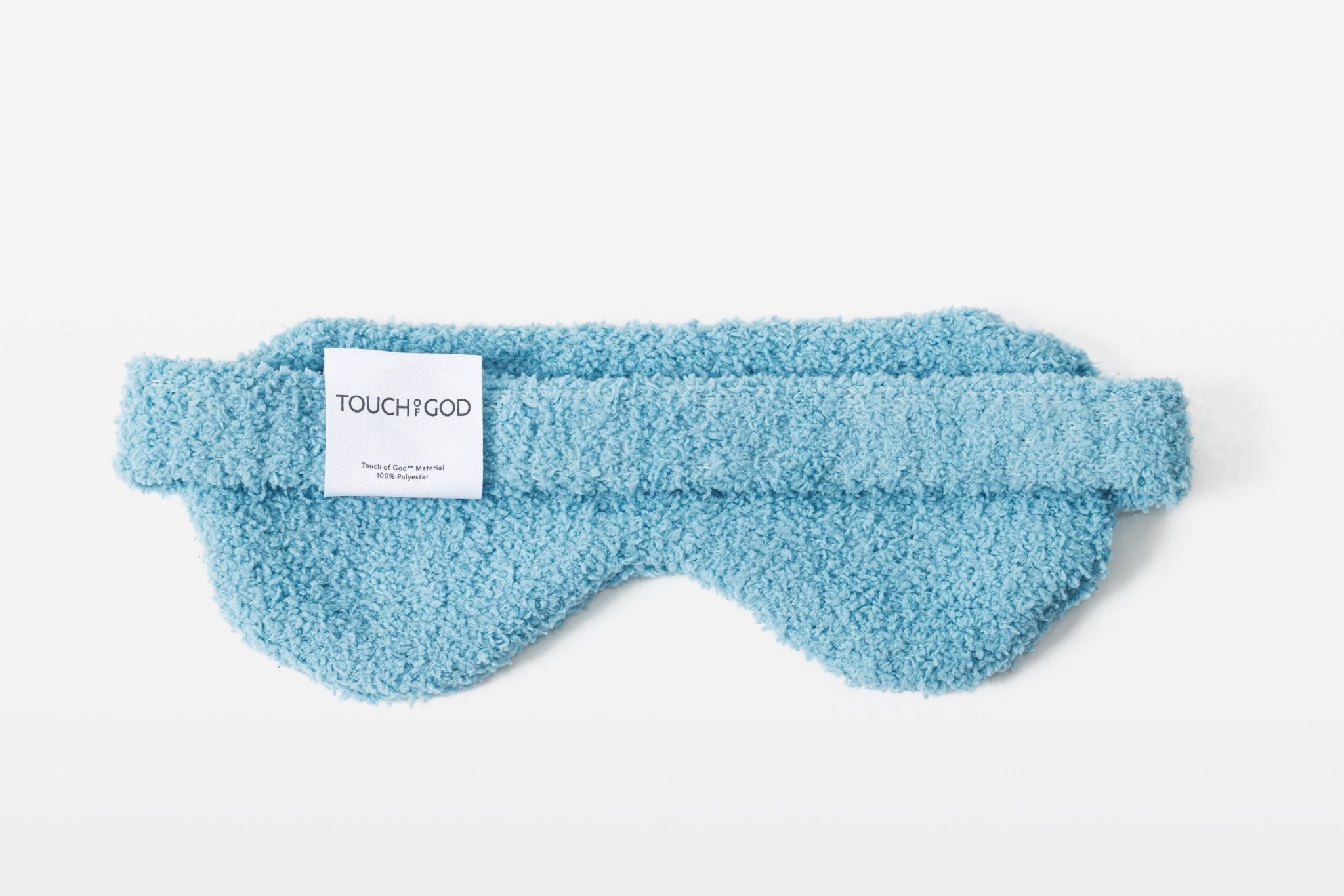 Aqua Blue Plush Soft Sleep Mask - Sleep Mask - Touchofgod.co