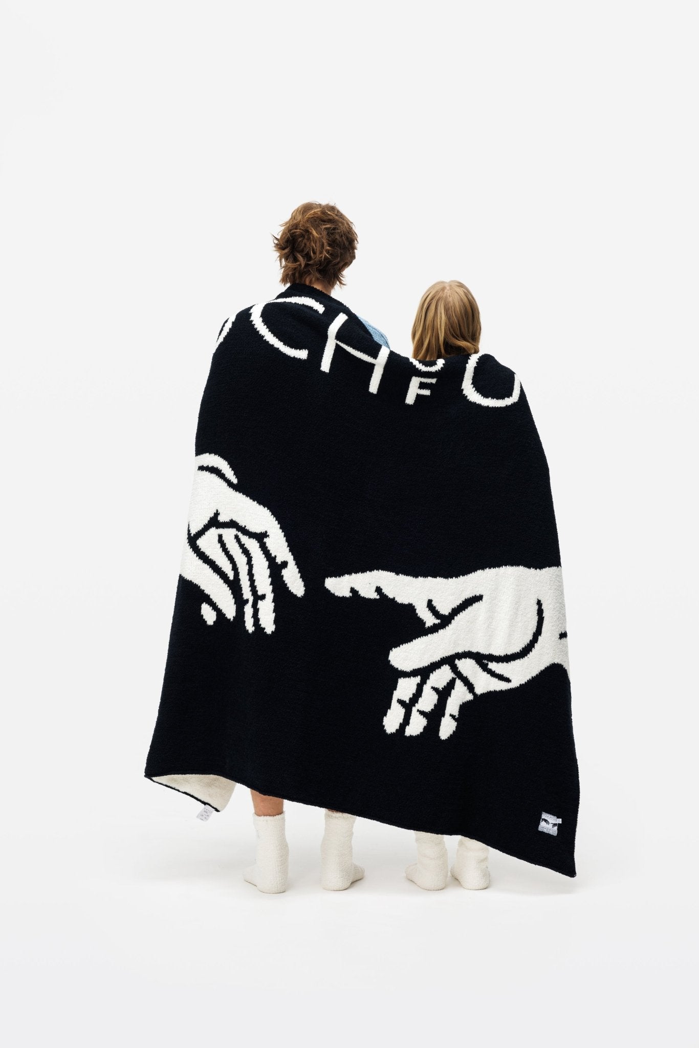 Black TOGether Plush Throw Blanket - Throw - Touchofgod.co