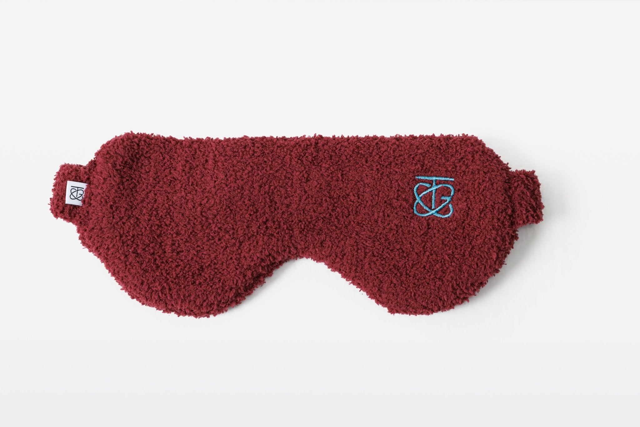 Burgundy Plush Soft Sleep Mask - Sleep Mask - Touchofgod.co