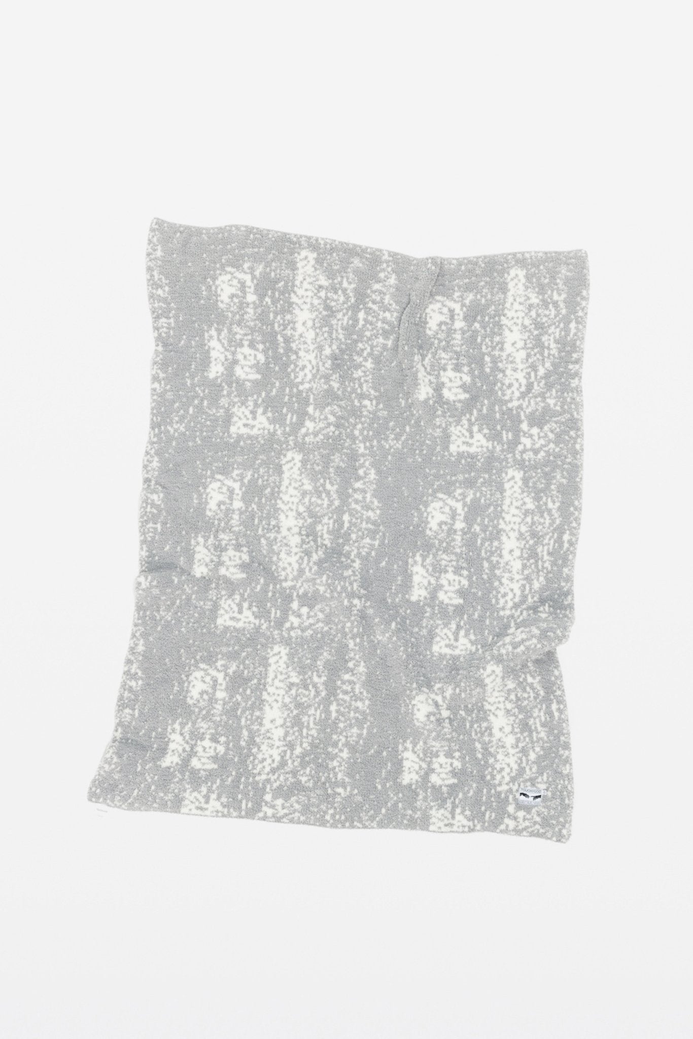 Grey & White Marshmallow Pattern Plush Microfiber Throw Blanket - Throw - Touchofgod.co