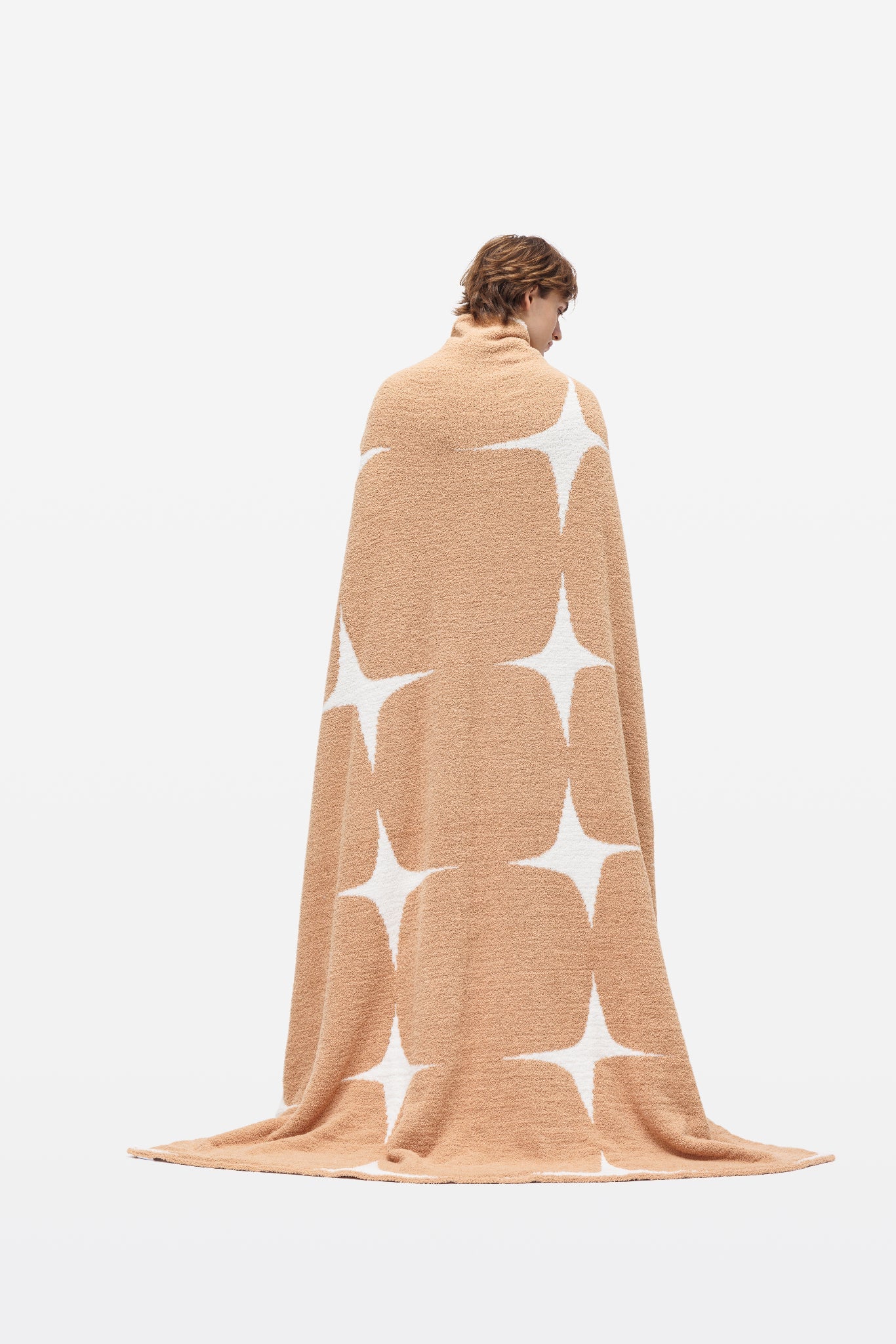 Teddy Star Patterned Soft Luxury Plush Stargaze Microfiber Throw Blanket - Throw - Touchofgod.co