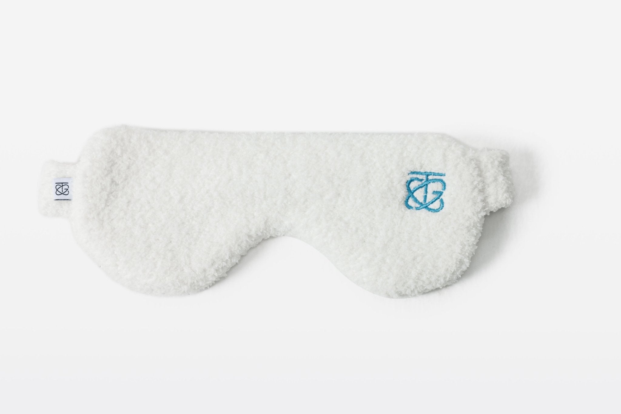 White Plush Soft Sleep Mask - Sleep Mask - Touchofgod.co